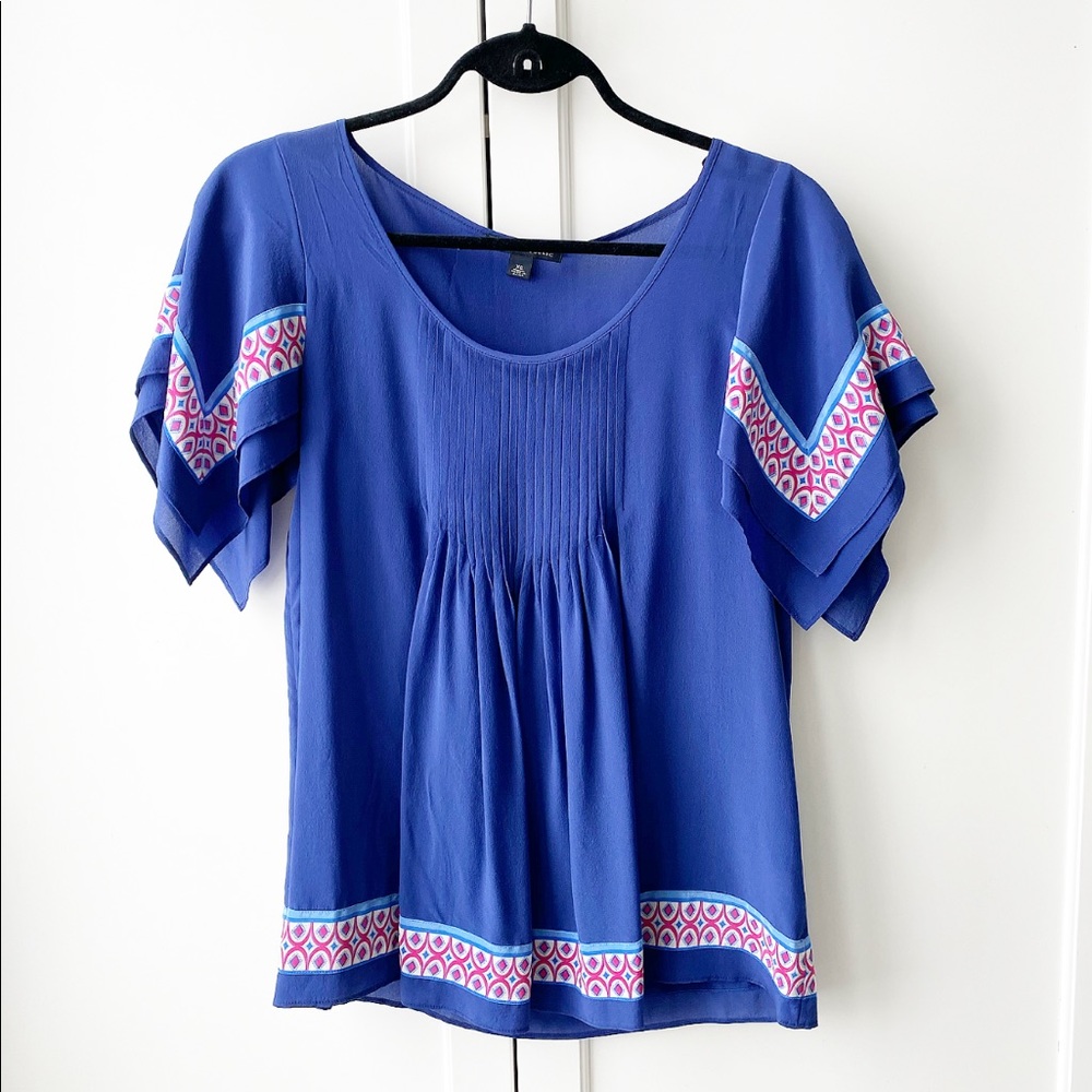 EUC Banana Republic 100% Silk Top
